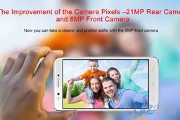 Homtom HT10 upgrades camera specs to 21 Mpix/8 Mpix