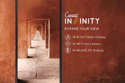Micromax Canvas Infinity launched, features bezeless design