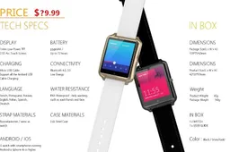 Bluboo uWatch pre-orders start this week, here are the specs