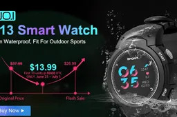 No.1 F13 outdoor smartwatch exclusively available on Gearbest for $26.99