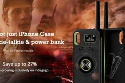 First walkie-talkie No.1 iPhone powerbank case soon on Indiegogo