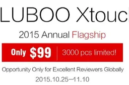 Bluboo Xtouch will cost just $99 if you are 1 of 3000 reviewers