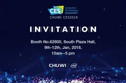 Chuwi announces new lineup of products before the CES