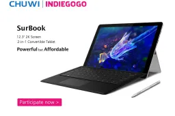 Chuwi Surbook Indiegogo campaign finally set up