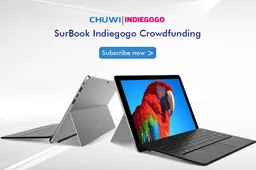 Indiegogo crowdfunding for Chuwi Surbook offering some extra perks