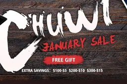 Chuwi January sale event on Geekbuying