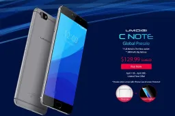 Presales for UMIDIGI C Note are up with a $129.99 price