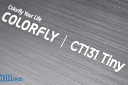 The Colorfly CT131 Tiny is a 13.3 inch tablet with quad-core CPU
