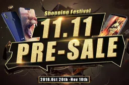 Double 11 shopping festival presale already started with CUBOT