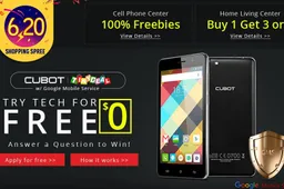 Cubot Rainbow debut on Tinydeal website comes with a chance to win one for free