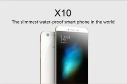 Cubot X10, world slimmest water-proof smartphone