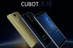 The Cubot X18 with 18:9 Display Aspect Ratio will be available in Gold and Dark Blue