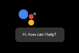 Google Assistant blacks out, confirming the upcoming Android Q's dark mode