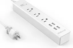 Dodocool DC21 Smart 3 AC Outlet 4-Port USB Power Strip now on Sale