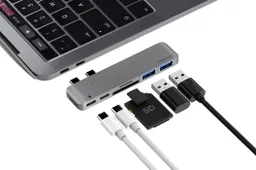 dodocool DC52 Dual USB Type-C Multiport Thunderbolt Adapter on Sale