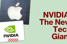 NVIDIA surpassed Apple to become the world's second-most valuable company