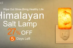 Dodocool Himalayan Salt Lamp 27% Off Coupon and Giveaway