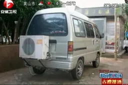 Give your ride a retro fit, DIY, supercharged air conditioner Hainan style!