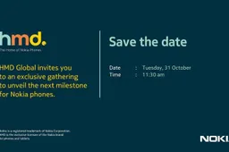 HMD Global sends invite for october 30th event in India