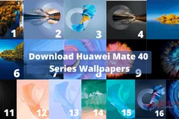 Huawei Mate 40 official wallpapers are already available to download