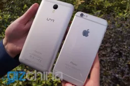 UMi shows a glimpse of how the UMi Touch's camera fares against the iPhone 6s