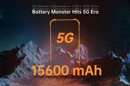 Oukitel WP15 hits 5G era as the first 15.600 mAh 5G rugged phone