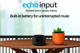Amazon launches battery-powered Echo Input Portable Smart Speaker Edition in India