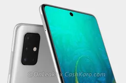 The Samsung Galaxy A71 leaks in high quality renders
