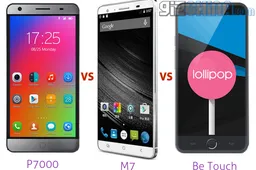 Elephone P7000 vs Mlais M7 vs Ulefone Be Touch