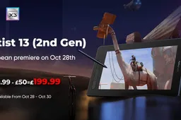 XPPen Artist 13 (2nd Gen) Drawing Display debuts in Europe on October 28th