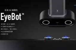 Xiaomi Releases The World's First AI Range Hood Dubbed EyeBot
