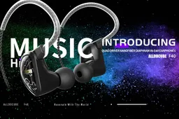 Giveaway! 5 winners wanted for ALLDOCUBE's F40 quad driver headphones!