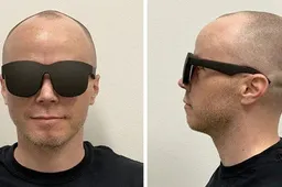 Facebook showcases an ultra-thin VR concept glasses
