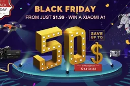 Tomtop Black Friday Promo Kicks Off - Up to $50 Off & Win a Xiaomi Mi A1