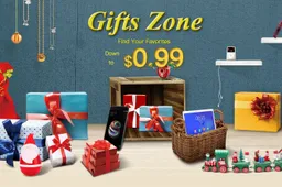 Geekbuying Opens a Gifts Zone for Winter Holidays - From $0.99
