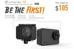 MGCOOL Explorer 3 Native 4k Action Cam Now Up for Pre-Orders