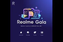 Realme U1 to be Announced at the Realme Gala, Win One for Free