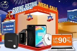 Geekbuying's Spring Festival Mega Sale Kicks Off - Up to 90% Off