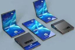 BOE Showcased f-OLED Flexible "N"-shaped Folding Display Technology