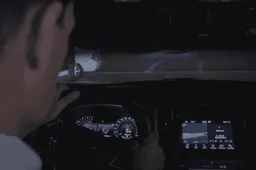 Ford Motor releases a new technology for projection headlights: displays speed limits & other information