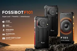 FOSSiBOT Announces 10600mAh Huge Battery Rugged Smartphone F101 with 3.5W Loudest Speaker