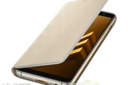Galaxy A8 2018 official flip cases leak online
