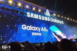 Samsung announces Galaxy A8s : equipped with a new technology
