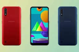 Galaxy A01 Core hi-res press images leaked, Galaxy M01 Core also in works!
