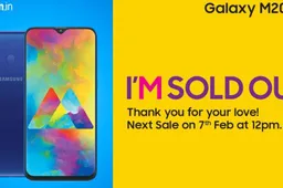 Galaxy M10 and M20 duo sold out within minutes