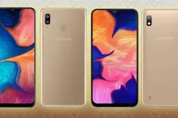 Samsung Galaxy A10 and A20 get gold color treatment in India