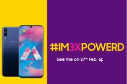 Galaxy M30 with triple rear cameras confirmed for Feb 27 launch