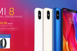Get the Xiaomi Mi 8 Global with free Mi Band 3 on Gearbest