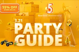 With a new look comes also new promo events on Gearbest