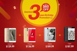 Ulefone devices discounted for Gearbest's 3rd Anniversary